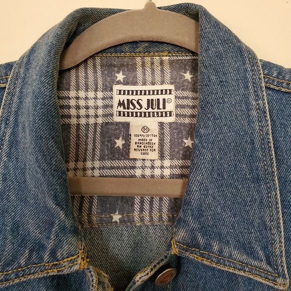 Miss Juli denim jacket sz. M - Picture 4 of 4